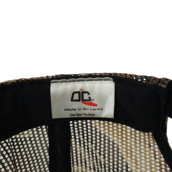 Peoples Bank Embroidered Camo Mesh Snapback Cap Trucker Hunter Baseball Hat - Picture 8 of 13